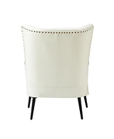 Halligan Upholstered Armchair with Nailhead Trims