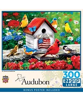 Masterpieces Audubon - An American Birdhouse 300 Piece Ez Grip Puzzle