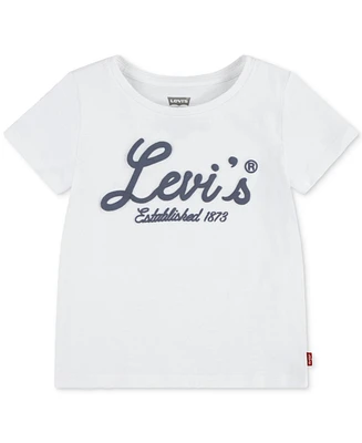 Levi's Toddler Girls Script Logo Graphic T-Shirt