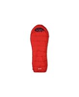 Coleman Tidelands 40 Degree Mummy Sleeping Bag, Red