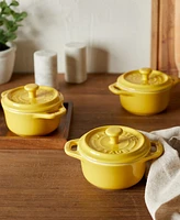 Staub Ceramic 3pc Mini Round Cocotte Set