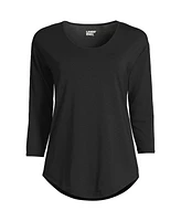 Lands' End Women's Lightweight Jersey Tunic T-shirt