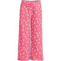 Lands' End Girls Pull On Knit Gauze Wide Leg Pants