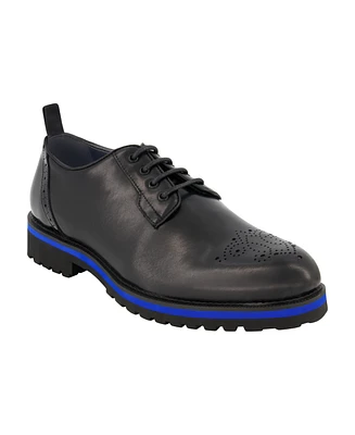 Dkny Men's Leather Contrast Lace Up Shoes