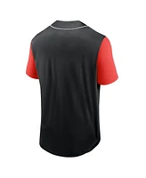 Fanatics Branded Men's Black D.c. United Balance Fashion Baseball Jersey