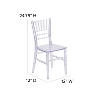 Child s All Occasion Resin Chiavari Chair For Home Or Based Rental Business