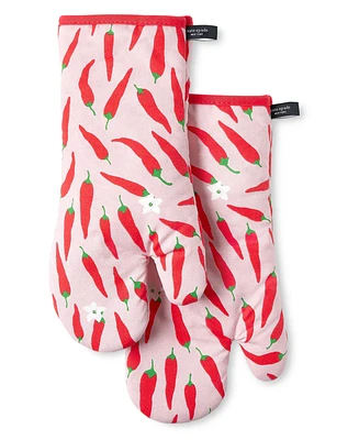 Kate Spade New York Hot Hot Hot Peppers Oven Mitt 2-Pack