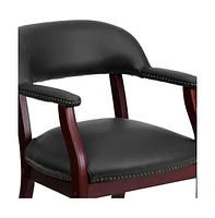 Emma+Oliver Conference Chair With Accent Nail Trim