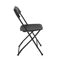 Set Of 10 Stackable Folding Plastic Chairs