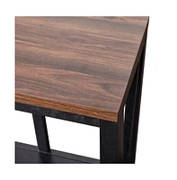 Erikson Modern Farmhouse Engineered Wood Sofa Table With Bracing And Lower Shelf