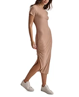 Dkny Sport Women's Rib-Knit Bodycon Midi Dress