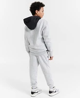 Jordan Big Boys Logo-Print Heathered Fleece Joggers