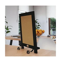 Magda Set Of 10 Wall Mount Or Tabletop Magnetic Chalkboards With Folding Metal Legs