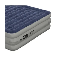 Emma+Oliver 18 Inch Raised Inflatable Air Mattress With Internal Electric Pump