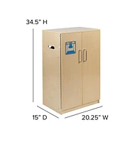 Children's Wood Refrigerator For Commercial Or Home Use - Kid Friendly Design