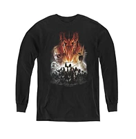 Lord Of The Rings Boys Youth Evil Rising Long Sleeve Sweatshirts