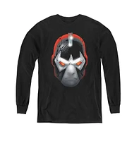 Batman Boys Youth Bane Head Long Sleeve Sweatshirts