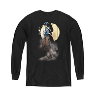 Justice League Boys of America Youth Zatanna Illusion Long Sleeve Sweatshirts