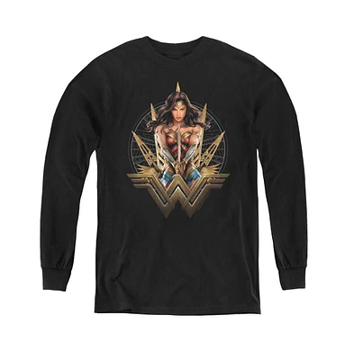 Wonder Woman Boys Movie Youth Blades Long Sleeve Sweatshirts