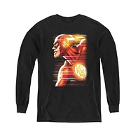 Justice League Boys of America Youth Speed Head Long Sleeve Sweatshirts