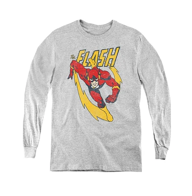 Justice League Boys of America Youth Lightning Trail Long Sleeve Sweatshirts