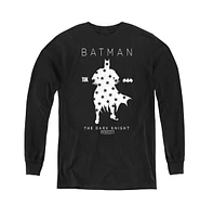 Batman Boys Youth Star Silhouette Long Sleeve Sweatshirts