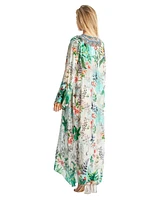 La Moda Clothing Women's Maxi Long Sleeves Kaftan Dress