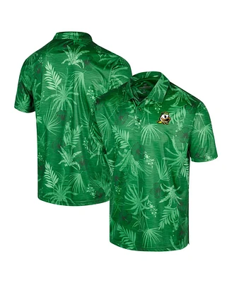 Colosseum Men's Green Oregon Ducks Big Tall Palms Polo