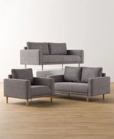 Aurelia Boucle Fabric Sofa Collection