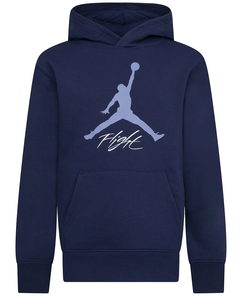 Jordan Big Boys Jumpman Baseline Pullover Hoodie