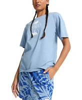 Puma Women's Essentials Palm Resort Graphic T-Shirt