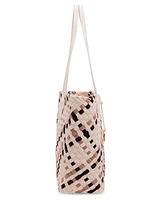 Anne Klein Woven Tote with Pouch