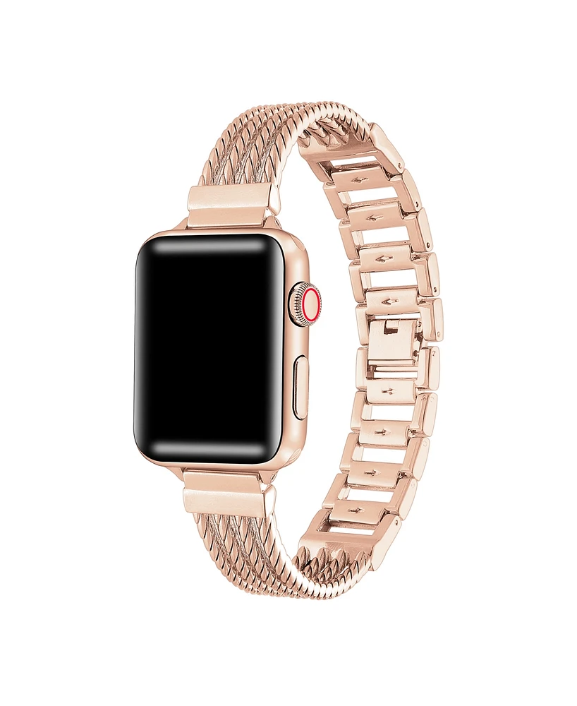 Posh Tech Unisex Clara Stainless Steel Bracelet Band for Apple Watch Size-38mm,40mm,41mm