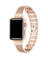 Posh Tech Unisex Clara Stainless Steel Bracelet Band for Apple Watch Size-42mm,44mm,45mm,49mm