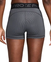 Nike Women's Pro Dri-fit Mid-Rise 3" Printed Shorts