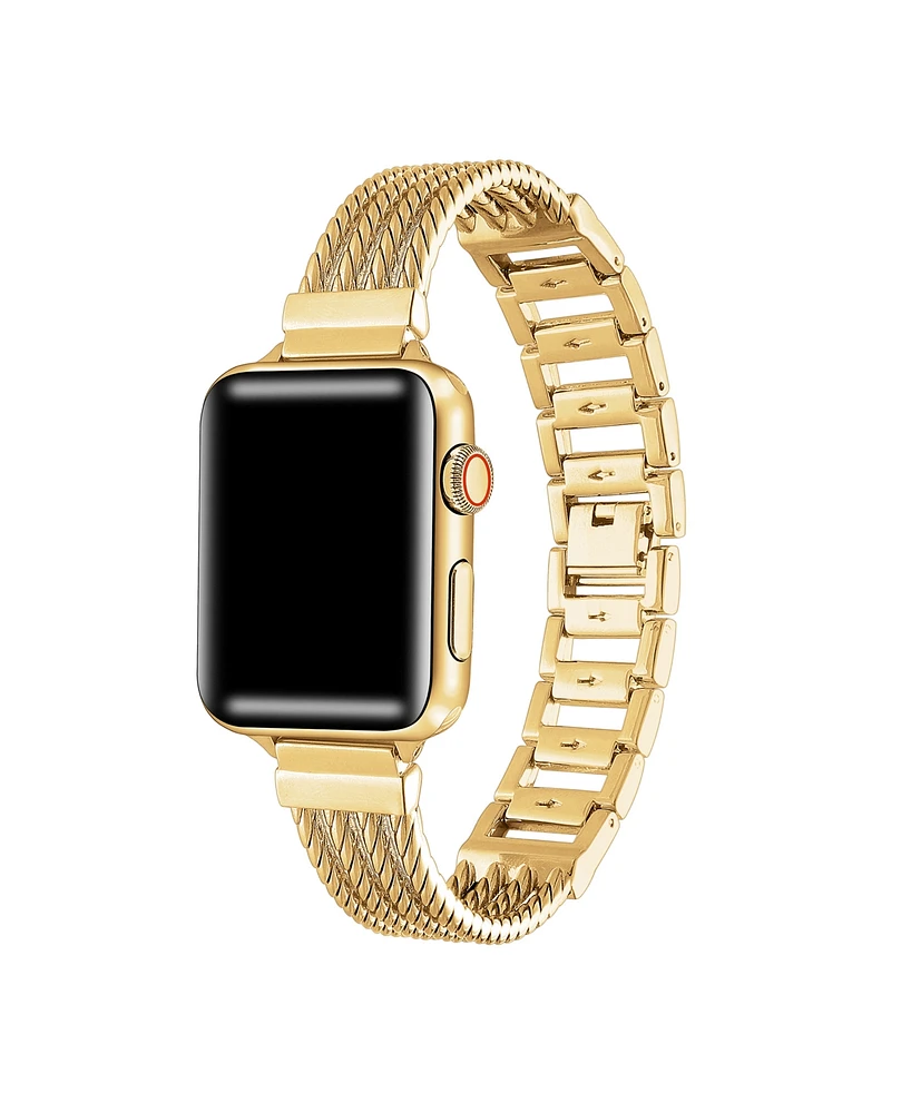 Posh Tech Unisex Clara Stainless Steel Bracelet Band for Apple Watch Size-38mm,40mm,41mm