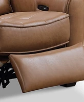 Abbyson Living Berry 62" Leather Power Reclining Loveseat