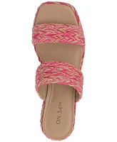 On 34th Women's Norina Woven Two Band Wedge Sandals, Created for Macy's