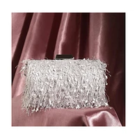 Haute Sauce Women's Fringe Clutch Bag