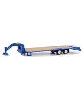 Greenlight Collectibles 1/64 Gooseneck Trailer, with Red & White Conspicuity Stripes