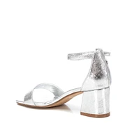 Xti Women's Heeled Metallic Sandals By