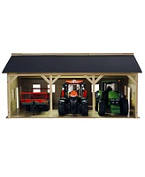 Universal Hobbies 1/16 Farm Machinery 3-Bay Shed