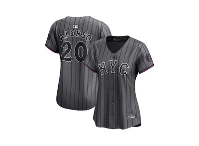 Nike Women's Charcoal Pete Alonso New York Mets 2024 City Connect Limited Player Jersey