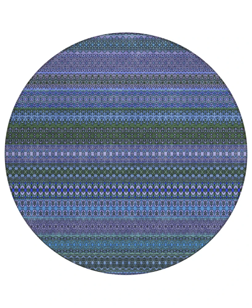 Addison Chantille Machine Washable ACN527 8'x8' Round Area Rug