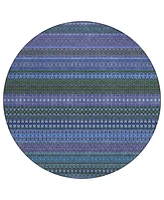 Addison Chantille Machine Washable ACN527 8'x8' Round Area Rug