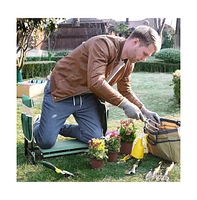 Slickblue Garden Folding Kneeler And Seat