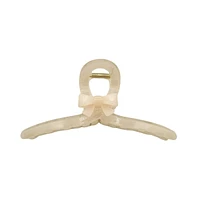 Headbands of Hope Looped Clip - Matte White Bow