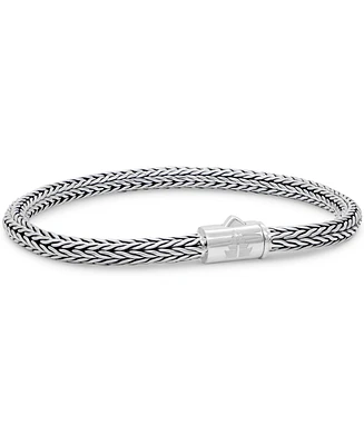 Devata Foxtail Round 4mm Chain Bracelet Sterling Silver