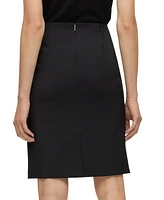 Boss by Hugo Women's Wool Slim-Fit Pencil Skirt