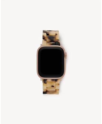 Machete Apple Watch Band in Blonde Tortoise Universal Fit / Silver Hardware